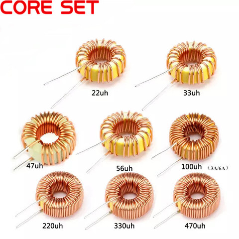 5pcs Toroid Core Inductor 3A Winding Magnetic Inductance 22uH 33uH 47uH 5647uH 100uH 220uH 330uH 470uH Inductor For LM2596 ► Photo 1/6