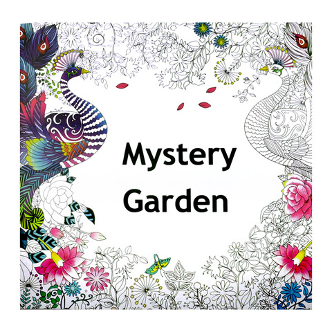 Mystery Garden Antistress Adult Coloring Books For Adults Livre Cloriage Kids Art Book ► Photo 1/6