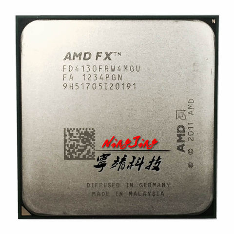AMD FX-Series FX-4130 FX 4130 3.8 GHz Quad-Core CPU Processor FD4130FRW4MGU Socket AM3+ ► Photo 1/1