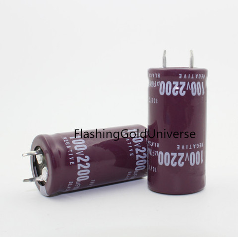 100V 2200UF 2200UF 100V  Electrolytic Capacitor 22*45 best quality ► Photo 1/1