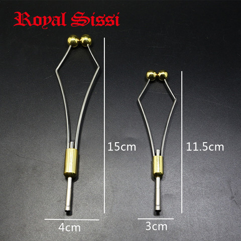 Royal Sissi 2 sizes heavy bullet head fly tying bobbin holder with ceramic tube tip&ball feet clamp high quality fly tying tools ► Photo 1/6
