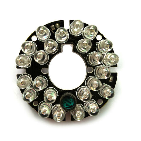 Infrared 24 IR LED board for CCTV Security Cameras Night vision (diameter 45mm) ► Photo 1/3