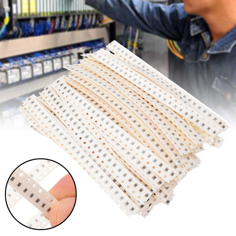 2000pcs High Stability SMD Resistors Assortment Kit 80 Values 0805 1% Precision 10R-910K SMD Resistor ► Photo 1/6