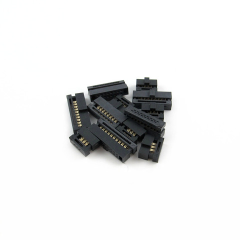 5Pcs/Lot IDC 1.27mm Pitch 6 8 10 12 14 16 20 24 26 30 34 40 50 Pin IDC FC Female Header Socket Cable Connector ► Photo 1/2
