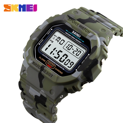 SKMEI 1471 Waterproof Luminous Digital Watch Military Sports Men Wristwatch Men's Watches Relogio Masculino relojes para hombre ► Photo 1/6