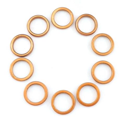 10 Pieces Muffler Exhaust Gasket For Motorcycle 49cc 50cc 60cc 70cc 80cc 110cc 150cc 125cc Scooter Bike ATV Moped ► Photo 1/6