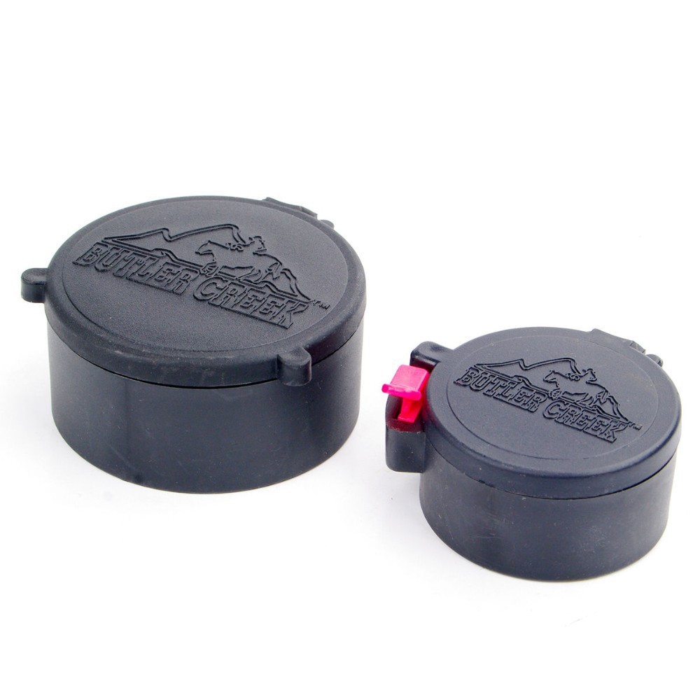 New Dustproof Scope Cover Lens Covers Caps For Riflescope Hunting Outdoor 