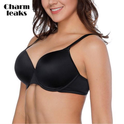 Charmleaks Women's Bras Underwire Everyday Bra Lightly Padded T Shirt Bra Solid comfortable hot sale ► Photo 1/6