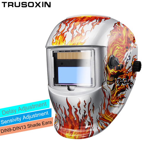 Solar Auto Darkening Electric Wlding Mask/Helmet/Welder Cap/Welding Lens/Eyes Mask  for Welding Machine and Plasma Cutting Tool ► Photo 1/5