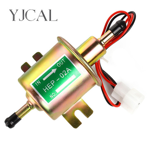 High Quality Low Pressure Universal Diesel Petrol Gasoline Electric Fuel Pump HEP-02A 12V 24V For Car Motorcycle ► Photo 1/6