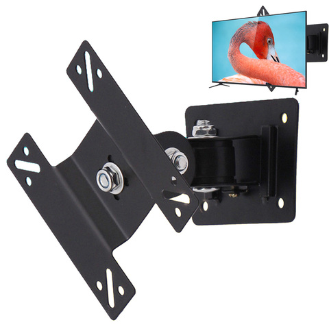 Besegad 14-24 inch LCD LED Screen Flat Panel VESA 75/100 TV Wall Mount Stand Bracket Holder Monitor Articulating Swivel Tilt ► Photo 1/1