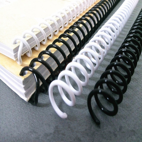 A4 46 Hole Loose-leaf Plastic Binding Ring Single Coil Spring Spiral Rubber Ring Punch Ring For Notebook School Office Supplies ► Photo 1/6