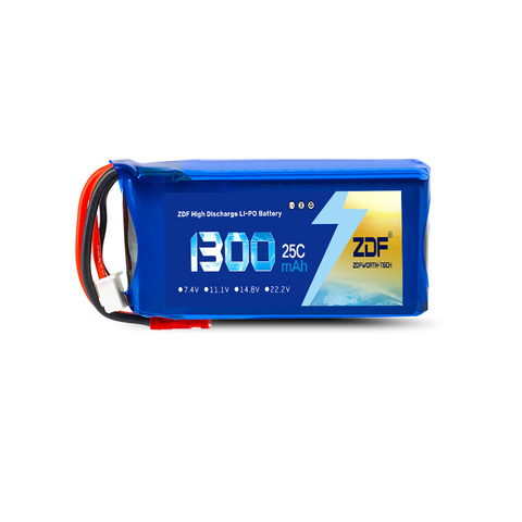 ZDF Lipo Battery 2S 3S 4S 5S 6S 7.4V 11.1V 14.8V 18.5V 22.2V 1300mAh 1500mah 25C 50C For Drone FPV Quadcopter ► Photo 1/3
