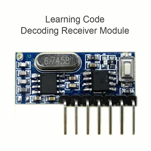 433mhz RF Receiver Learning Code Decoder Module 433 mhz Wireless 4 Channel output Diy kit For Remote Control 1527 encoding ► Photo 1/6