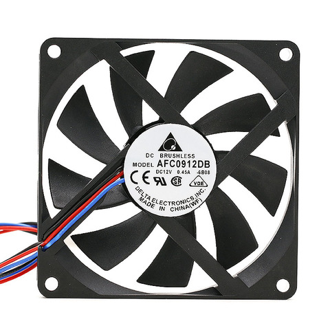 Original for delta AFC0912DB 9015 90x90x15mm slim 12V 0.45A 3Pin or 4pin PWM computer CPU cooler thin cooling fan ► Photo 1/3