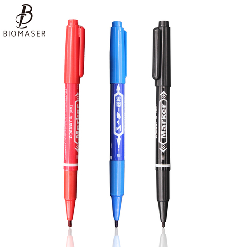 3PCS Marker Pens Skin Markers Fine Point  Large Capacity Ink 0.5mm & 1mm Scribe Tool Good Waterproof Ink Office School Supplies ► Photo 1/6