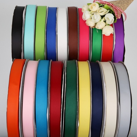 100 Yards Solid Colors Grosgrain Ribbon Gift Packing for Wedding Party Decoration DIY Handmade Crafts Garment Materials ► Photo 1/6