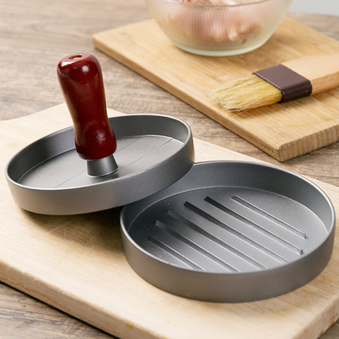 Kitchen Easy Meat Tool Hamburger Meat Press Round Shape Hamburger Meat Beef Grill Burger Press Patty Maker Mold Biscuits tools ► Photo 1/5
