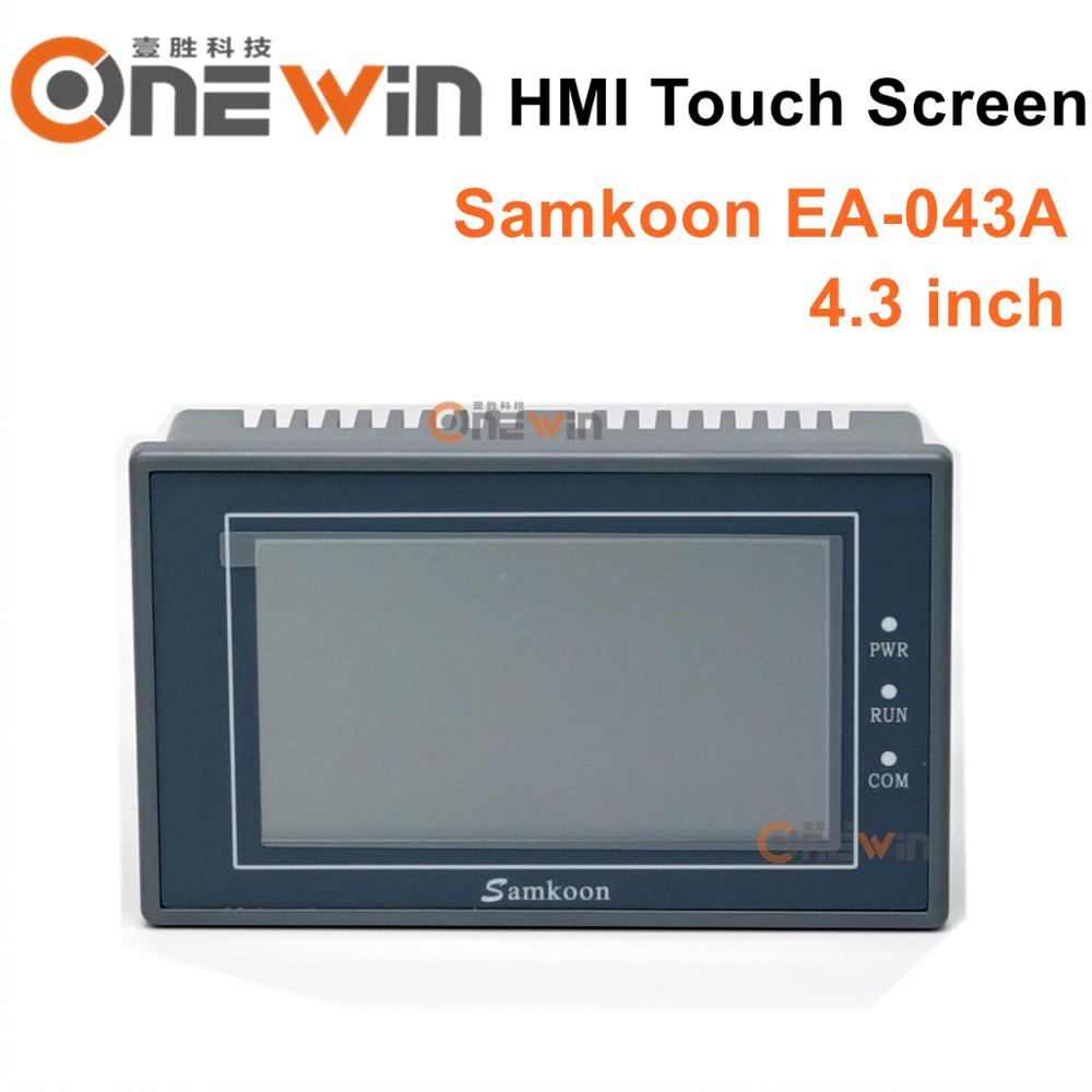 Samkoon 4.3" inch HMI Touch Screen & Programming Cable & Software 