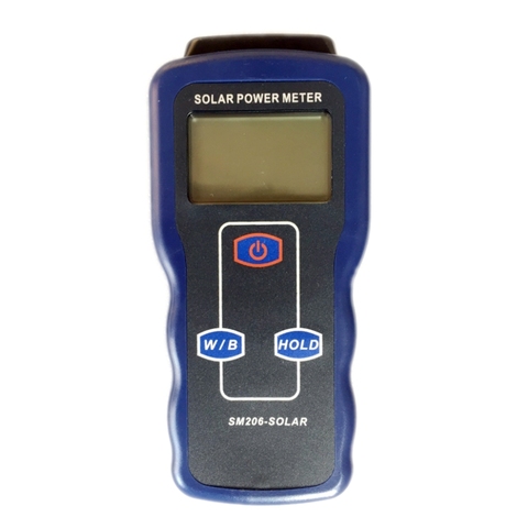 Solar Power Meter High Precision Light Meter Solar Radiation Tester Optical Solar Research Glass Light Intensity Data Peak Hold ► Photo 1/6