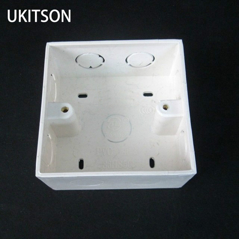 Extra Deep 43mm Wiring Inserted Wall Bottom Box White Junction Boxes Enclosure Mounted Case ► Photo 1/4