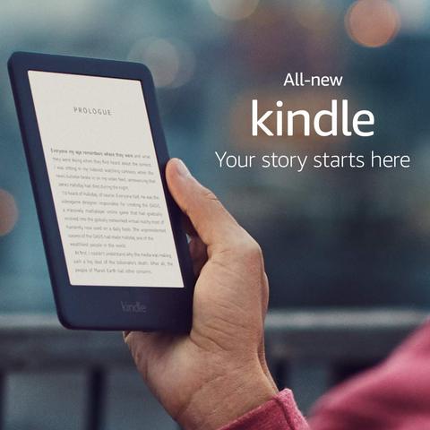 All-new Kindle Black 2022 version, Now with a Built-in Front Light, Wi-Fi 4GB eBook e-ink screen 6-inch e-Book Readers ► Photo 1/5