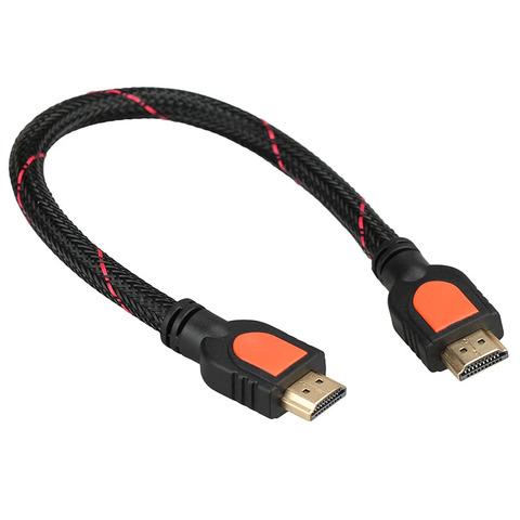 30CM 50CM HDMI Male to HDMI Male short Converter Connector Adapter Cable Cord 1080P V1.4 ► Photo 1/5