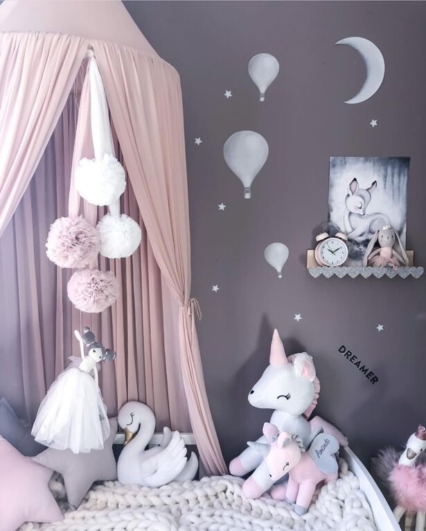 2019 Kids Princess Canopy, Canopy With Curtains