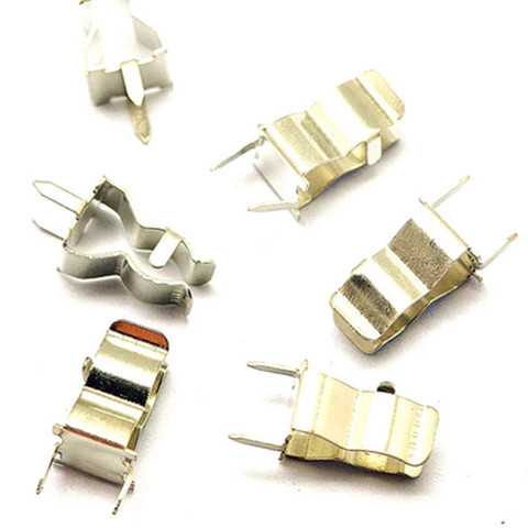 100pcs 5*20mm 6*30MM Fuse Holder Clips Glass Quick Fast Blow Fuses Welding Holder 5X20MM 6X30MM ► Photo 1/1