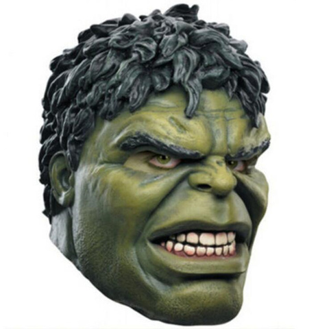 Superhero Hulk Adult Latex Mask Cosplay Costumes Masks Full Face Helmet Halloween ► Photo 1/4