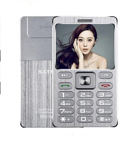 Mini Phone Satrend A10 Metal Shell Small Size 1.77''Tft Dual Sim Card With Bluetooth Dialer Earphone Function Mobile Phone ► Photo 1/1