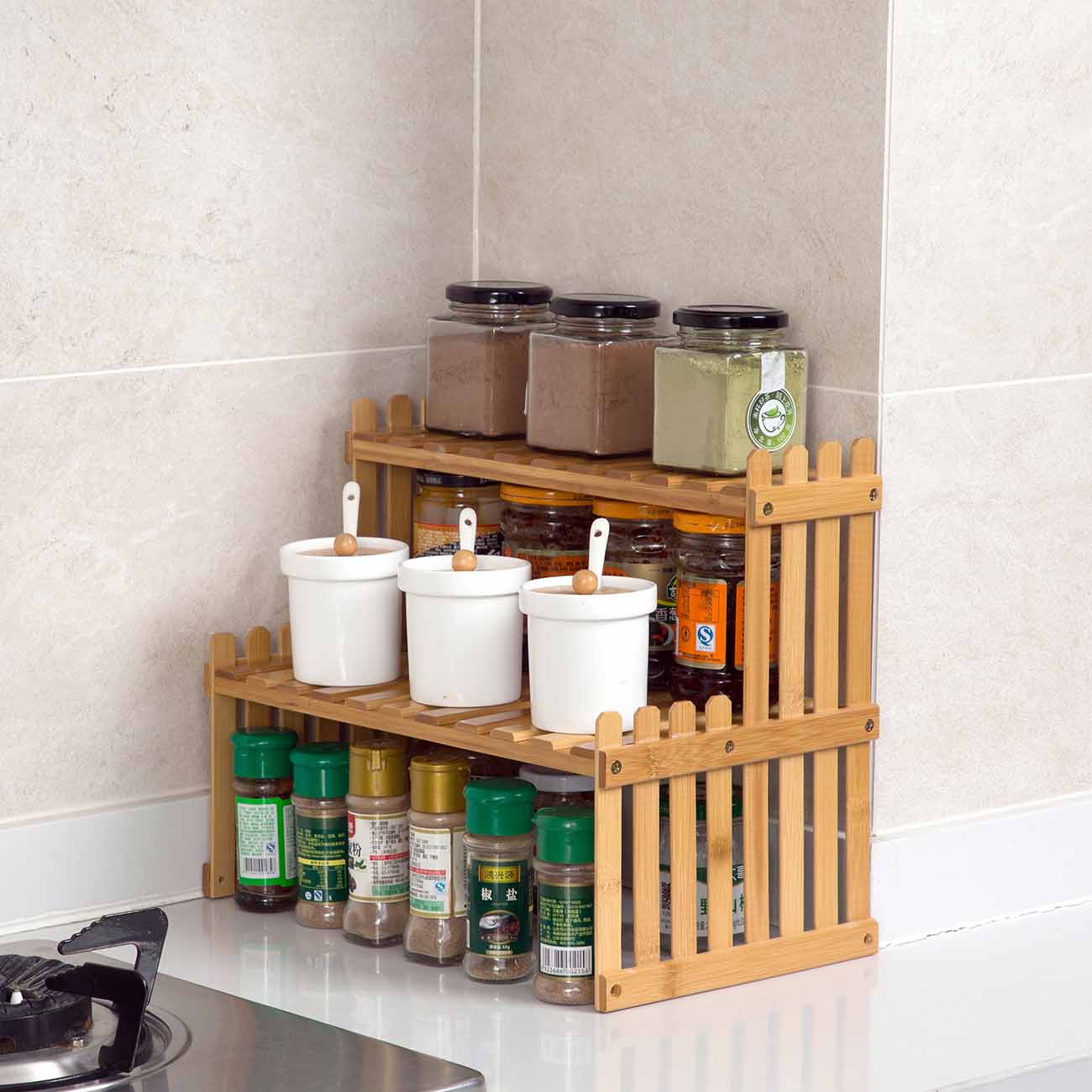 https://alitools.io/en/showcase/image?url=https%3A%2F%2Fae01.alicdn.com%2Fkf%2FHTB1CHuLXND1gK0jSZFKq6AJrVXaN%2FDouble-Layers-Wood-Storage-Rack-Kitchen-Spice-Rack-Book-Seasoning-Jar-Bottle-Holder-Bamboo-Desktop-Organizer.jpg