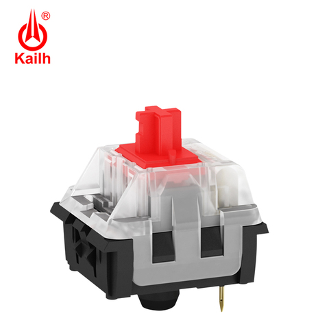 Kailh Long hua Gaming Mechanical Keyboard Switch SMD with Brown/Red/Blue/Black Keystem, with Pins ► Photo 1/6