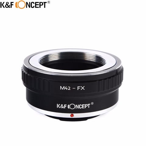 K&F CONCEPT M42-FX Camera Lens Adapter Ring for M42 Screw Mount Lens to for Fujifilm FX Mount X-Pro1 X-E1 X-M1 X-A1 X-E2 Camera ► Photo 1/5
