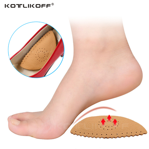 KOTLIKOFF Breathable Invisible Orthopedic Insoles Massage Arch Support Padded Pasteable Shoes Pads Heel Spur Insoles For Women ► Photo 1/6