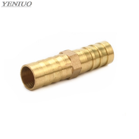 Brass Straight Hose Pipe Fitting Equal Barb 4mm - 25mm Gas Copper Barbed Coupler Connector Adapter ► Photo 1/2