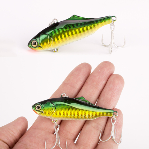 1PCS 7cm 23g VIB fishing lure hard bait with lead inside ice sea fishing tackle diving swivel jig wobbler lure ► Photo 1/6