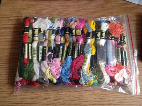 8TH CXC  threads Choose Any Thread Code From 447 Colors Freely 50 Pieces Of Thread Cross Stitch Thread---Similar With DMC ► Photo 1/6