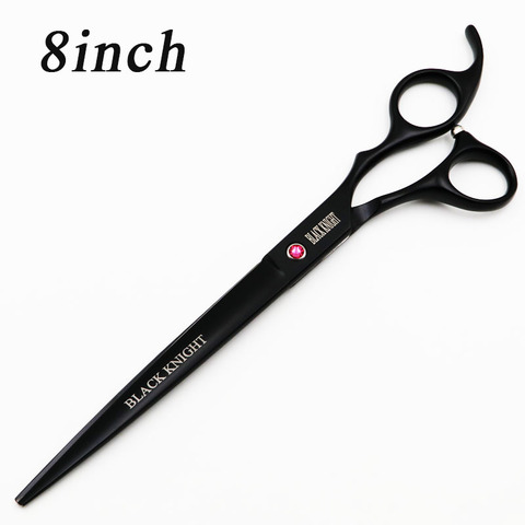 8 inch black pet scissors dog cat grooming animals professional pet hair shears super sharp barber cutting tools kit ► Photo 1/6