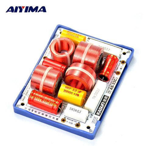 AIYIMA 2Pcs Bass Midrange Treble 3Way Crossover Audio Board Professional Speakers Frequency Dividers Filters For Home Theater ► Photo 1/6