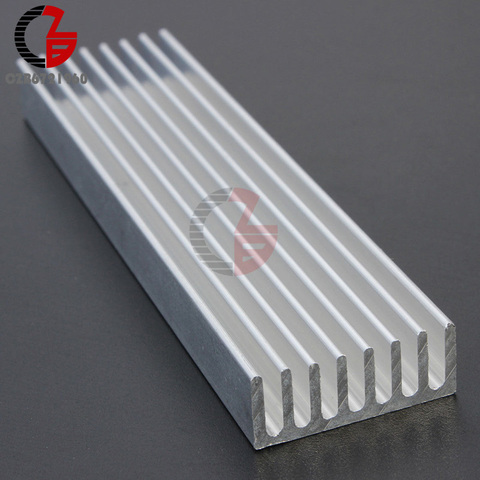 100x25x10mm Aluminum Heat Sink Cooling LED Power IC Transistor For Computer ► Photo 1/5