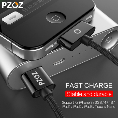 PZOZ USB Cable Fast Charger 30 Pin Charge adapter Cable Charging