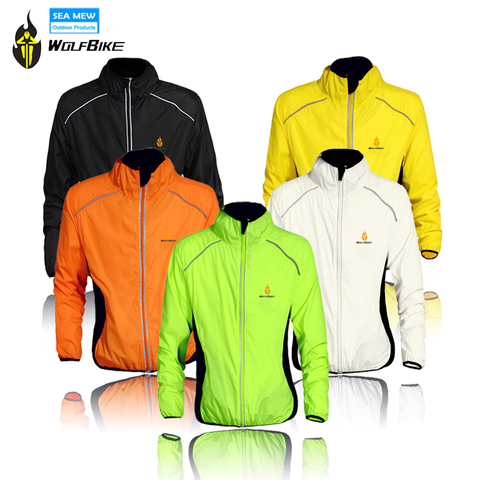 WOLFBIKE Waterproof Cycling Jackets Impermeable Ciclismo Sports Men Breathable Reflective Jersey Clothing Bike Long Sleeve Coat ► Photo 1/6