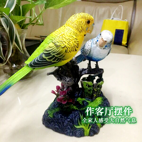 Electronic Pet Electric Voice-Controlled Induction Bird Simulated Parrot can Fly Talk Birdcage Toy Room Decoration Gift for Baby ► Photo 1/5