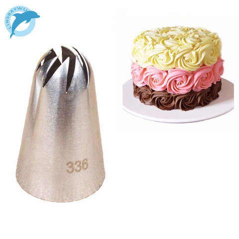 #336 Large Size Icing Piping Nozzle Cake Cream Decoration Head Bakery Pastry Tips Stainless Steel Cake Decorating Tool ► Photo 1/6