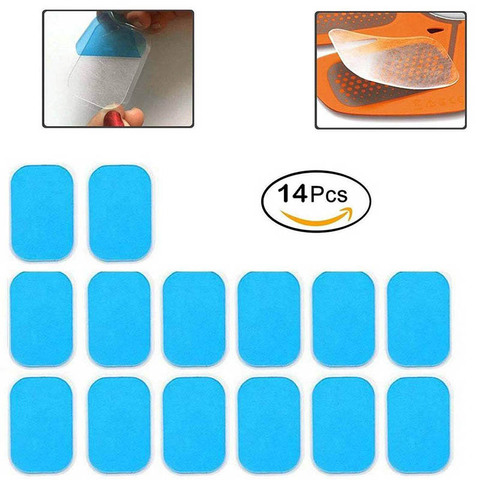 14Pcs Replacement Gel Pads Sheet Abdominal Belt Toning Muscle Toner ABS Stimulator Hydrogel Pads Sticker AB Trainer Accessories ► Photo 1/6