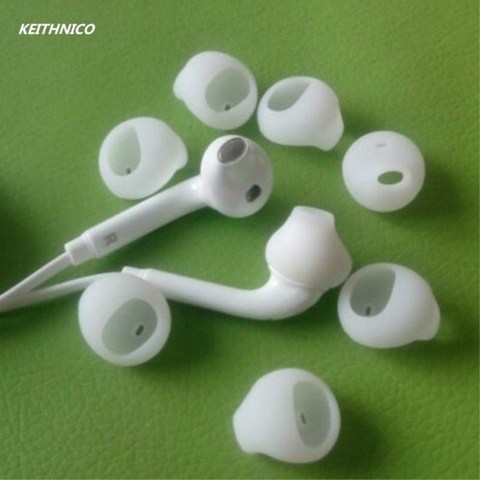 KEITHNICO 5 Pairs Silicone Replacement Ear Bud Eartips Cushions Earphone Ear Gels Earbuds For Samsung S6 Edge G9250 G9200 ► Photo 1/6