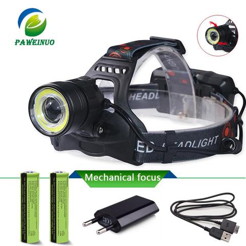 LED Head Torch,Rechargeable Zoom Led Headlamp Fishing Headlight