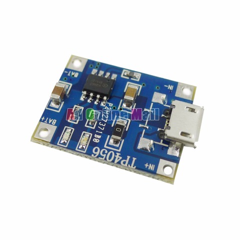 TP4056 1A Rechargeable Charging Board Charger Module Lithium Battery Plates MICRO USB Interface ► Photo 1/5
