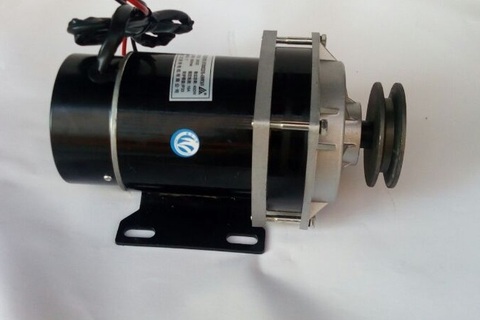 500w 24V / 36V / 48V belt pulley gear motor ,brush motor electric tricycle motor , DC gear brushed motor, MY1020ZXF ► Photo 1/4